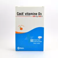 Cacit Vitamine D3 500 Mg/440 Ui, Comprimé à Sucer Ou à Croquer à CHENÔVE