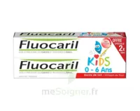 Fluocaril Kids Gel Dentifrice Fraise 0/6ans 2*50ml à CHENÔVE
