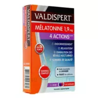 Valdispert Melatonine 1,9 Mg 4 Actions Comprimés B/30 à CHENÔVE