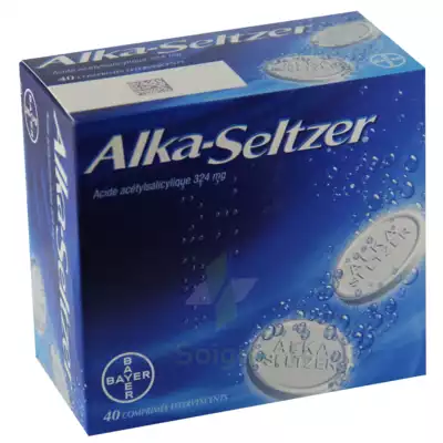 Alka Seltzer 324 Mg, Comprimé Effervescent B/40 à CHENÔVE