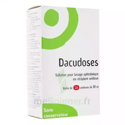 Dacudoses Solution Pour Lavement Ophtalmologique 24unid/10ml à CHENÔVE