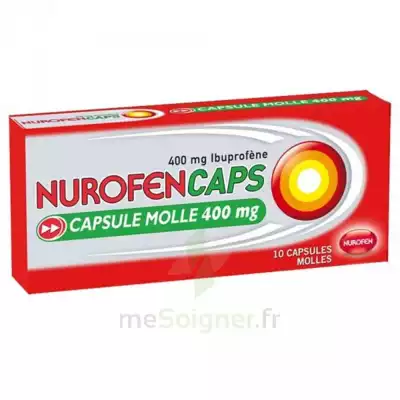 Nurofencaps 400 Mg Caps Molle Plq/10 à CHENÔVE
