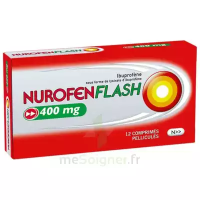 Nurofenflash 400 Mg Comprimés Pelliculés Plq/12 à CHENÔVE