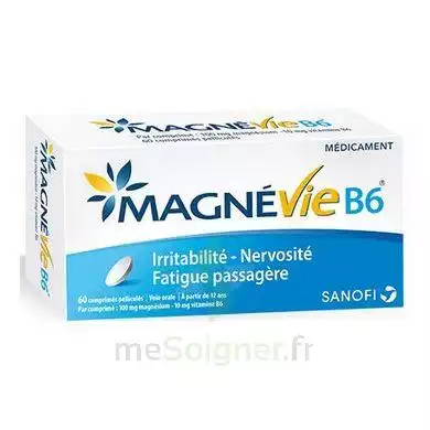 Magnevie B6 100 Mg/10 Mg Comprimés Pelliculés Plaq/60 à CHENÔVE