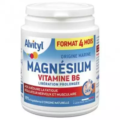 Alvityl Magnésium Vitamine B6 Libération Prolongée Comprimés Lp Pot/120 à CHENÔVE