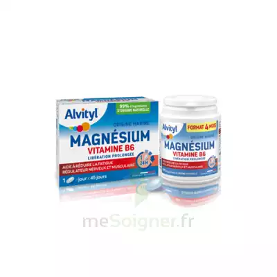 Alvityl Magnésium Vitamine B6 Libération Prolongée Comprimés Lp B/45 à CHENÔVE